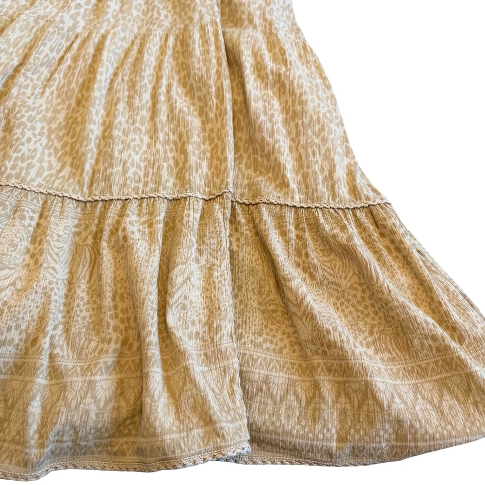 Spell & The Gypsy Wild Thing Maxi Dress Spaghetti Strap Boho Tiered Size Medium - Picture 14 of 16